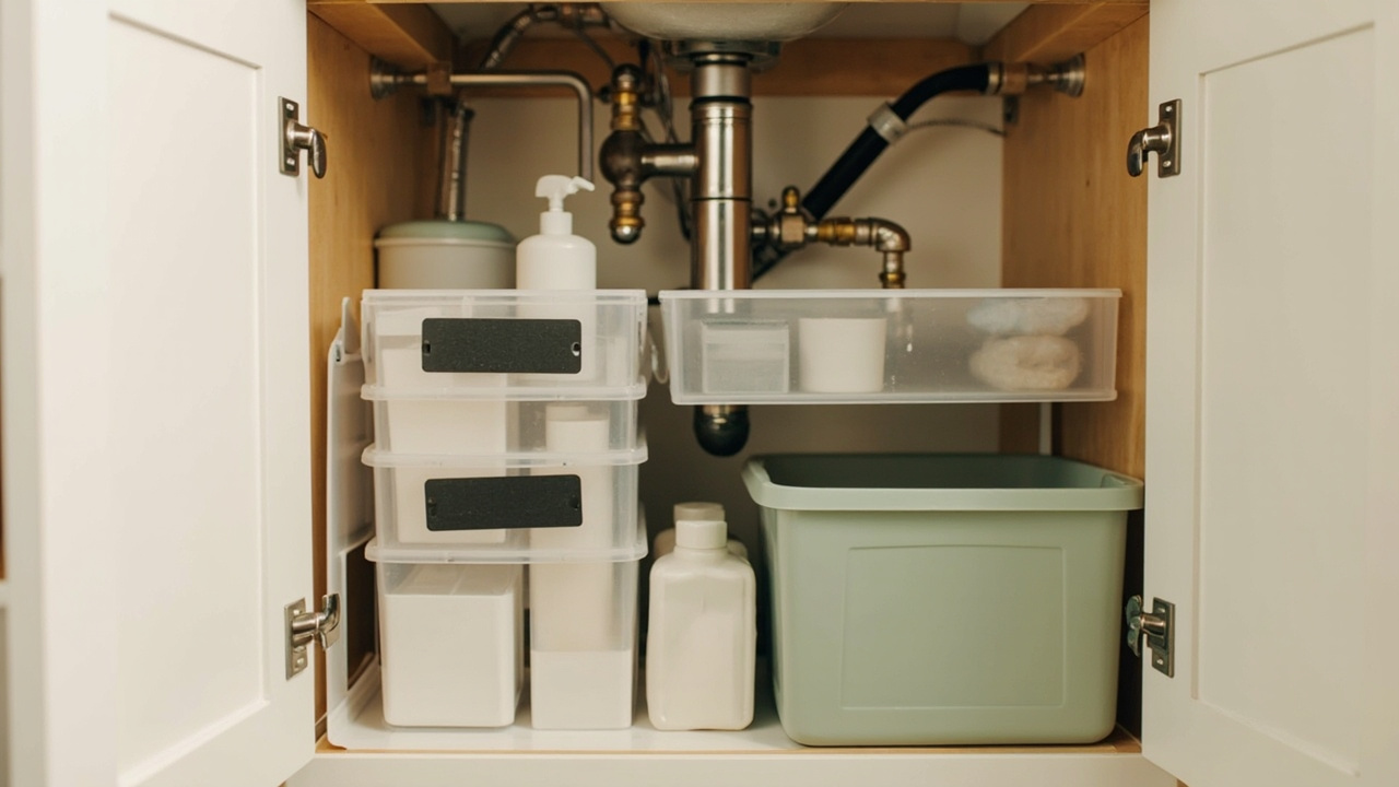Under Sink Organization: 5 Steps + Layout by Cabinet Type
