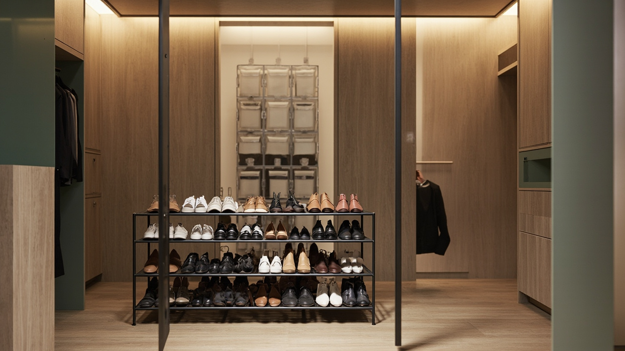 Shoe Organization in the Closet