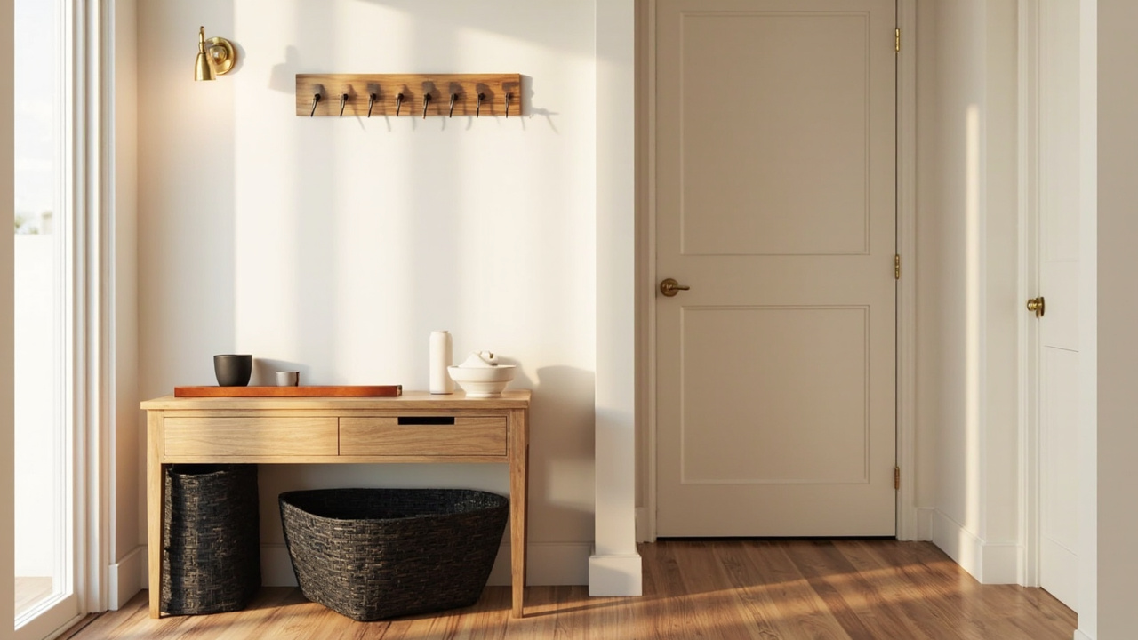 Entryway Drop Zone: Keys, Mail, and Bags in One Spot