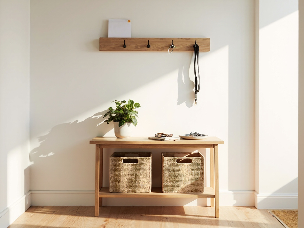 Entryway Drop Zone: Keys, Mail, and Bags in One Spot