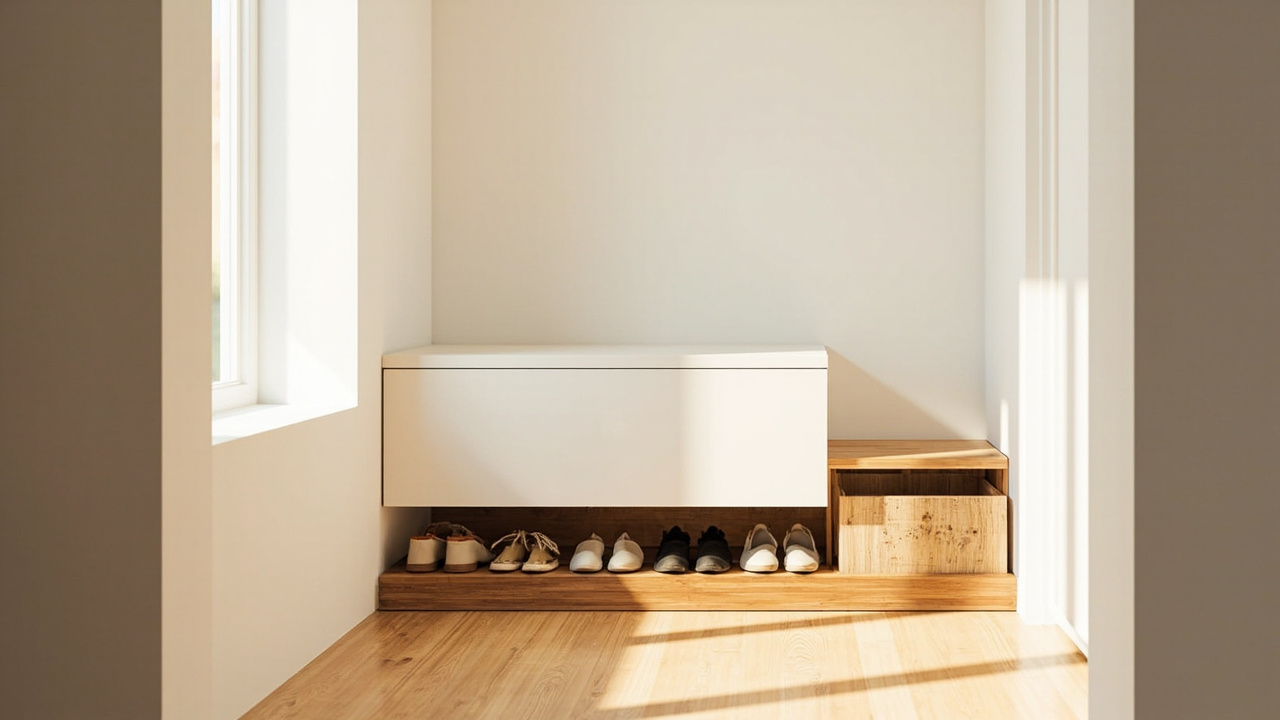 Entryway Shoe Storage: Narrow Racks and Hidden Cabinets