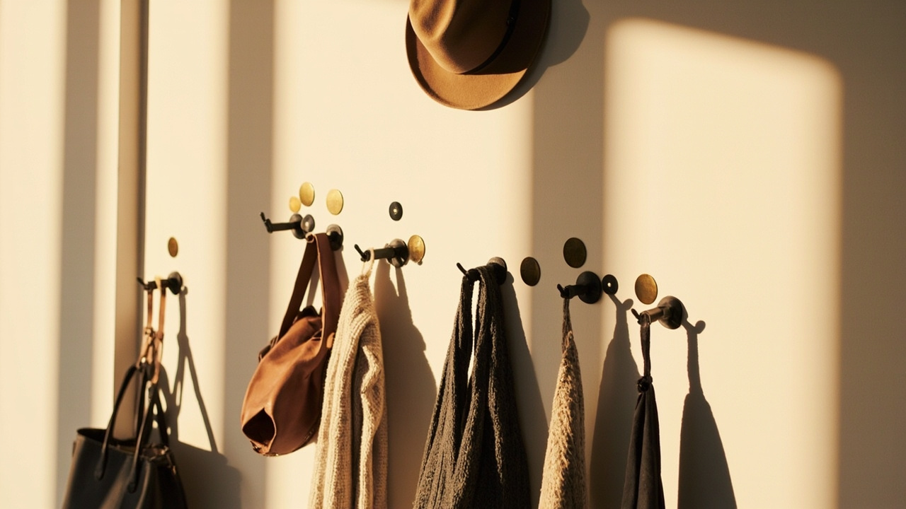 Hooks & Racks: Vertical Storage That Clears the Floor