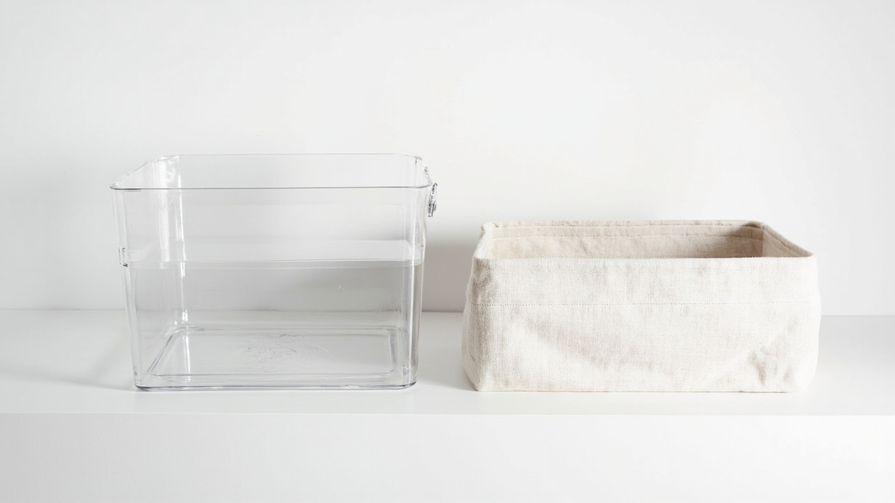 Clear Bins vs Opaque Bins: Which to Choose by Room