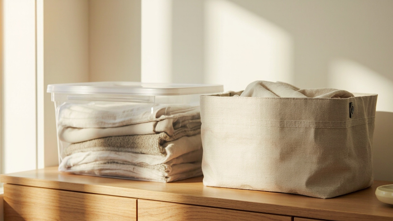 Plastic Bins vs Fabric Bins: Material Comparison by Room