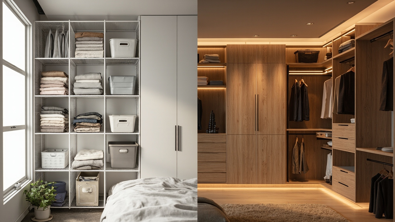 Wire Cube vs Wood Closet System: Which Is Better for Your Home?