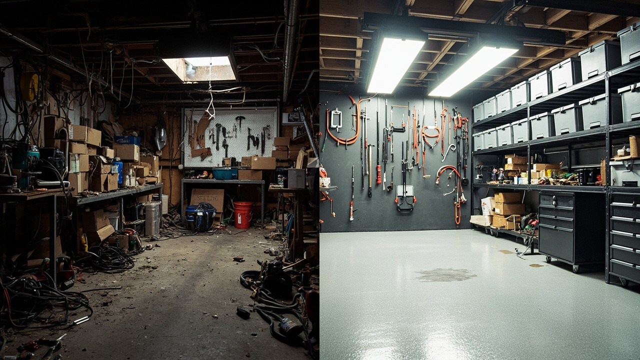 Small Garage Organization: 1-Car and Shared Spaces