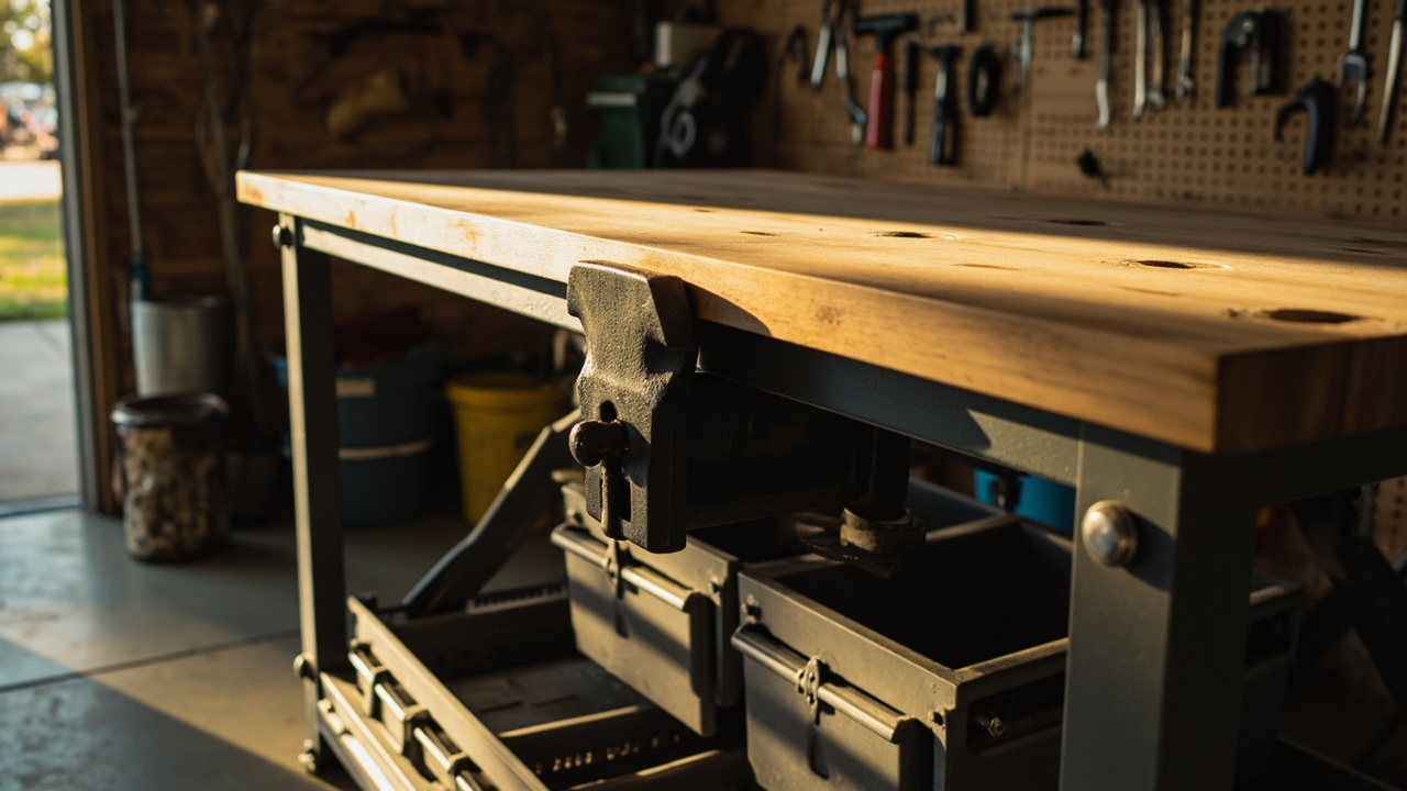 Garage Tool Bench: Work Surface That Survives Real Projects