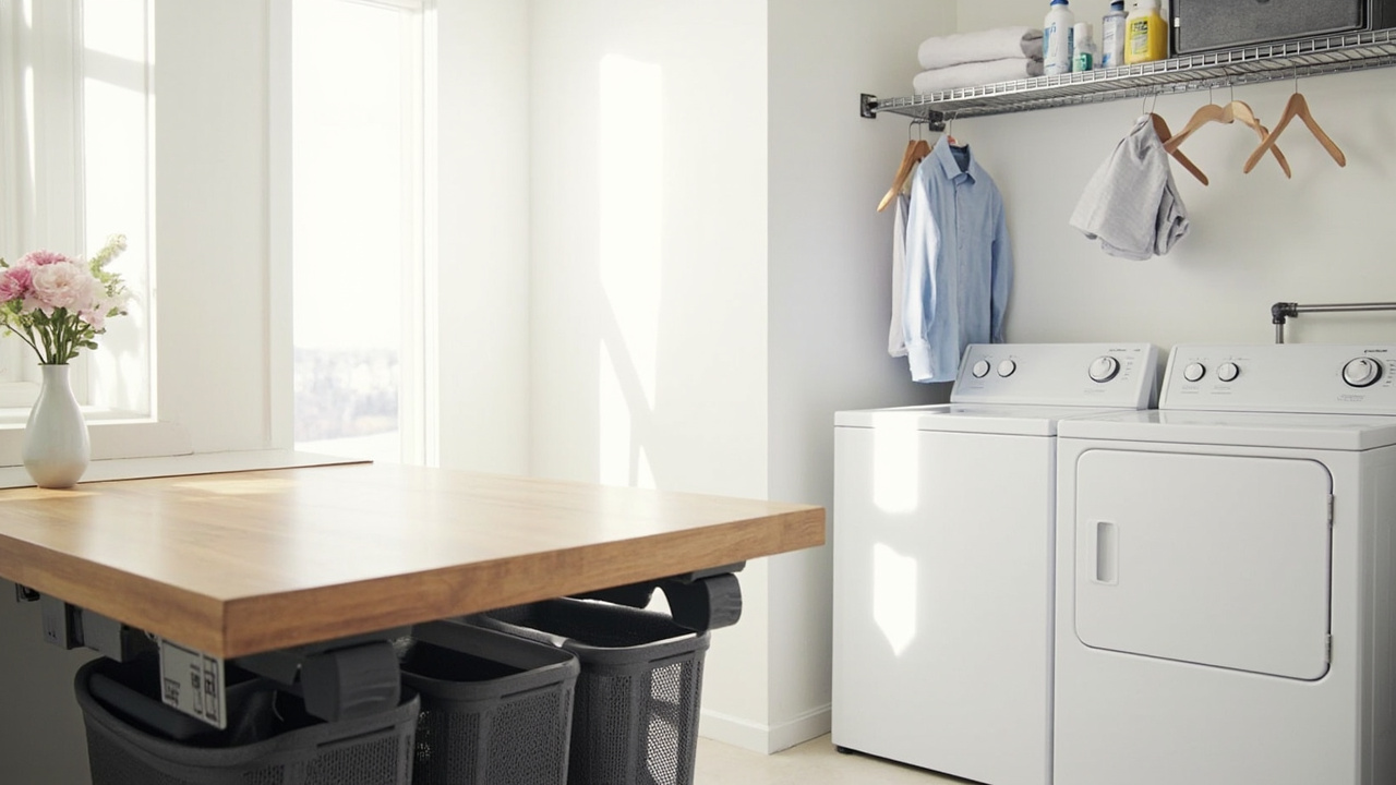 Laundry Folding Station: Flat Surfaces That Work