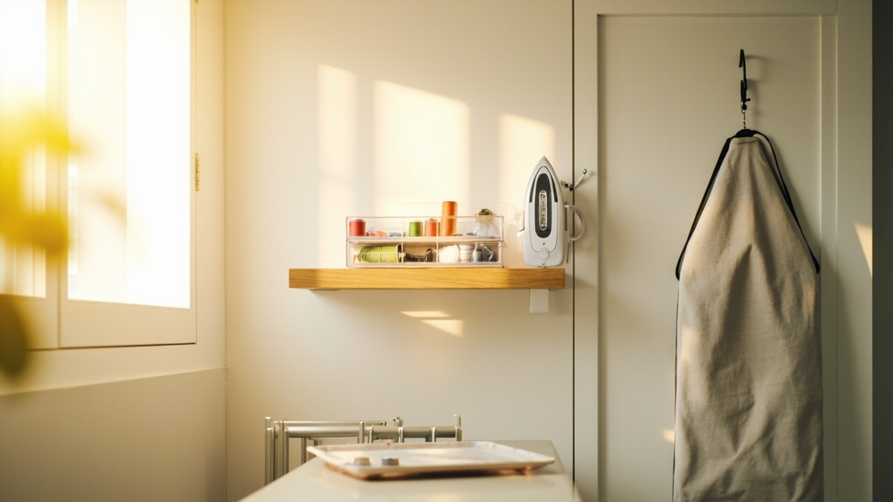 Laundry Iron and Repair Station: 3-Zone Setup Method
