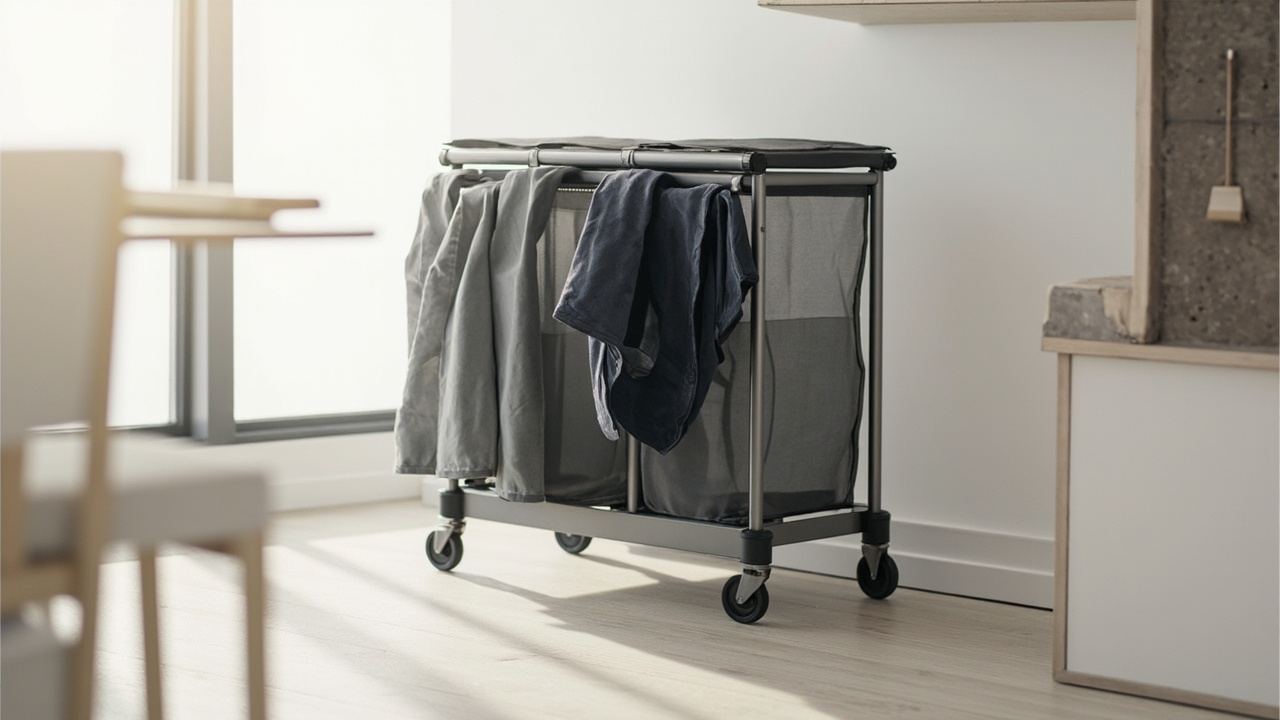 Laundry Sorting Systems: Multi-Bin Hampers