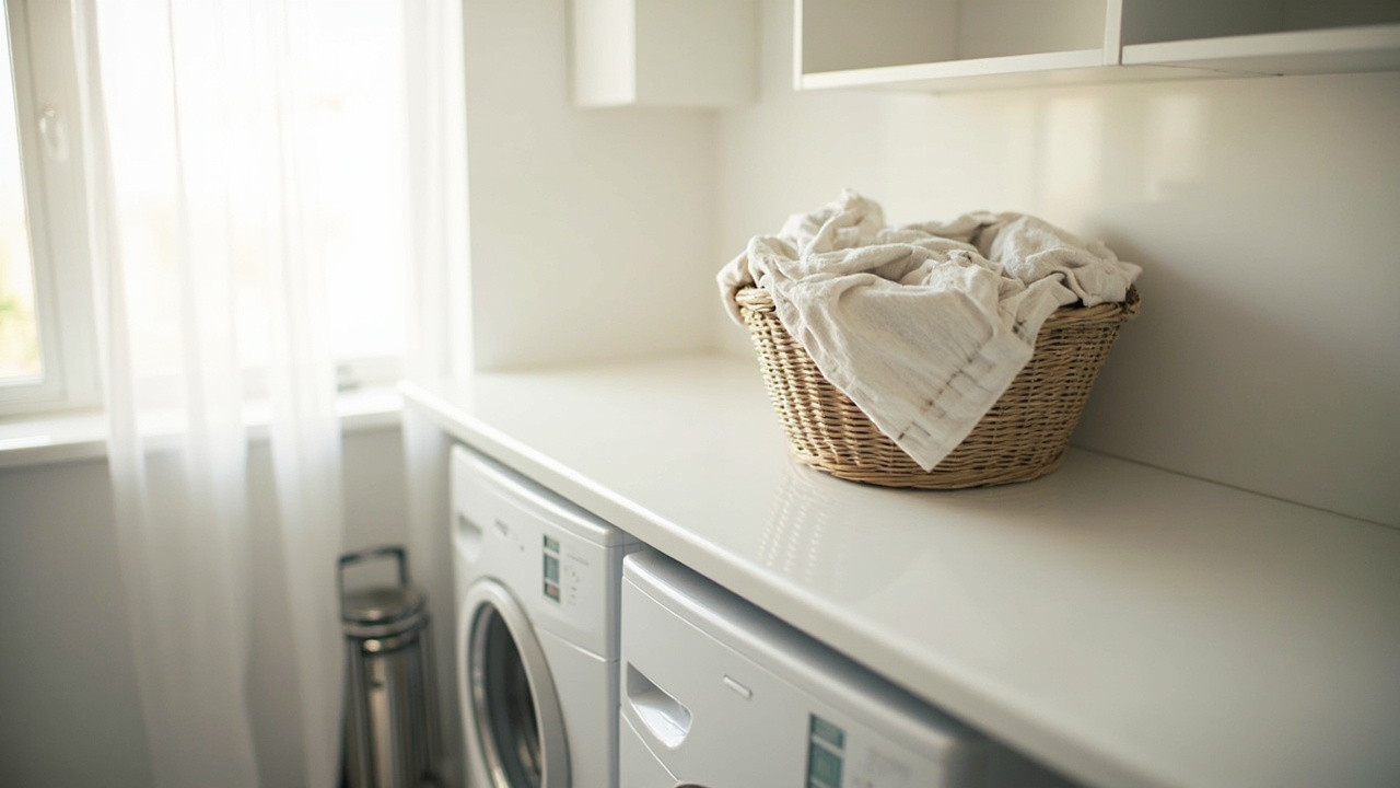 Laundry Weekly Reset: Daily 60s, Weekly 10m, Monthly Deep