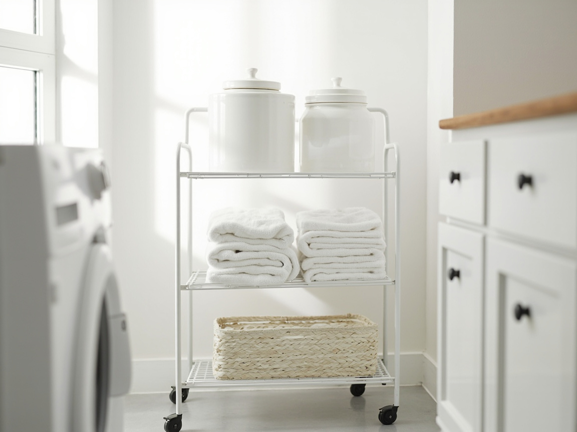 Laundry Supply Storage: Detergent, Pods, and Stain Zone