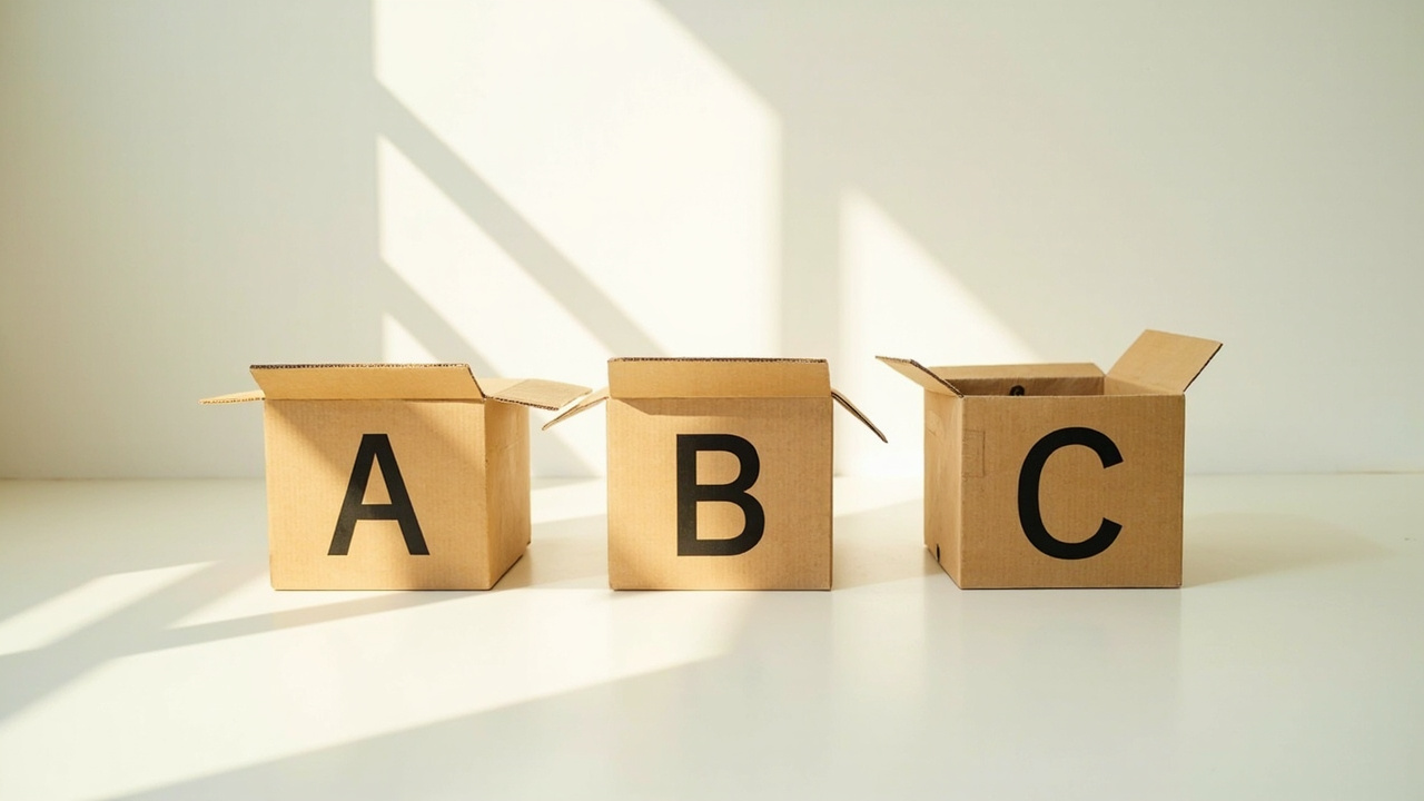ABC Declutter Method: Action Now / Action Soon / Action Later Framework