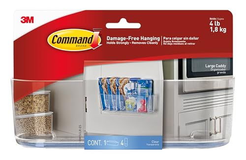 Command Large Caddy (1 Caddy + 4 Strips)