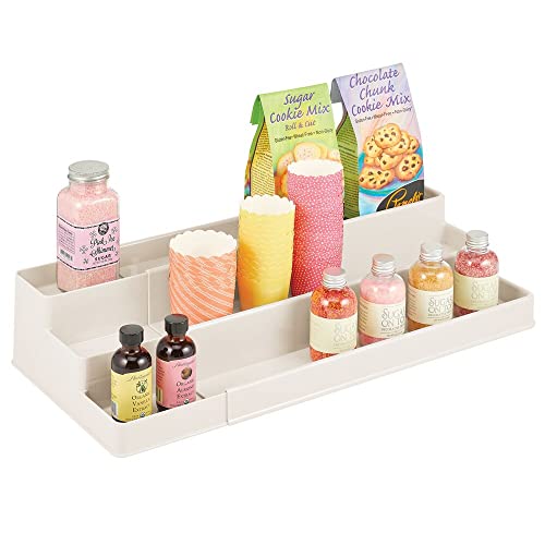 mDesign Expandable Adjustable Spice Rack