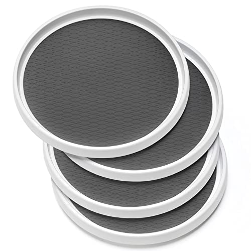 LANDNEOO Non-Skid Lazy Susan Organizers (Set of 4)