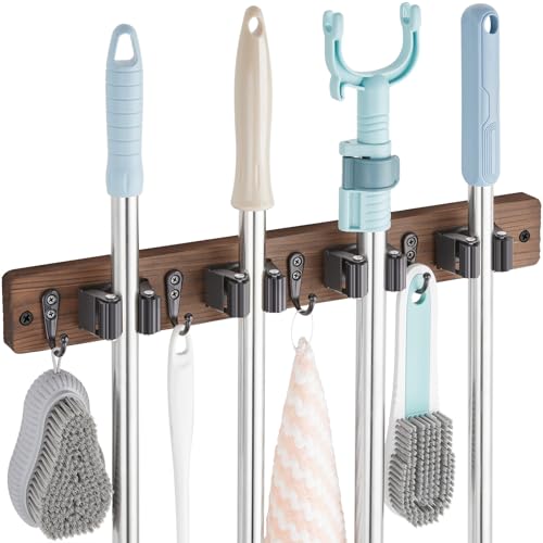 OUTNILI Mop and Broom Holder Wall Mount