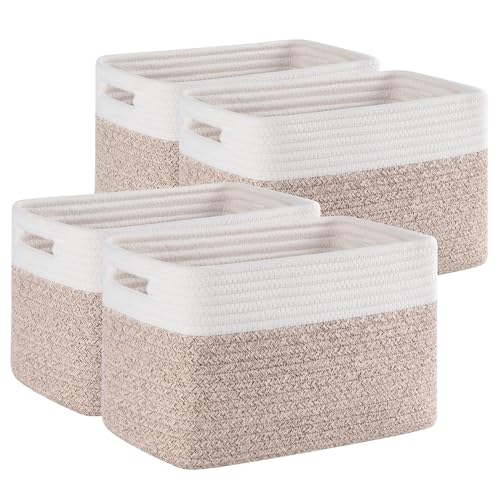 SIXDOVE Woven Storage Baskets (4-Pack)