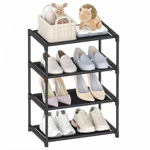 Autonomier 4-Tier Extra Small Shoe Rack (16.3" Wide)