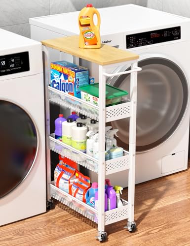 OKZEST 4-Tier Slim Storage Cart