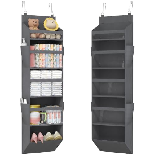 Lifewit Clear Window Over The Door Organizer (5-Section, 40lb)