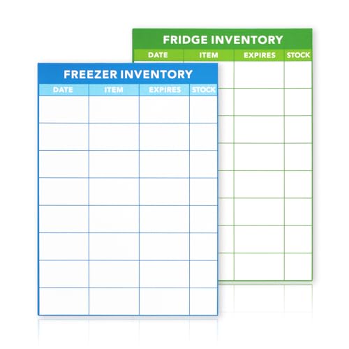 Magnetic Fridge Inventory Chart