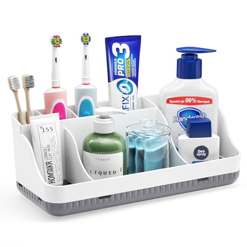 HOMTALKER 7-Slot Toothbrush Holder
