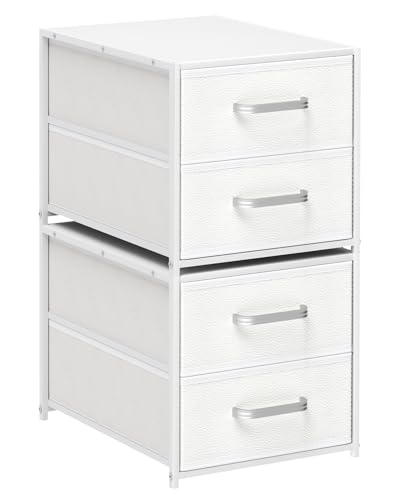 Homsorout Stackable Storage Drawers 2-Tier