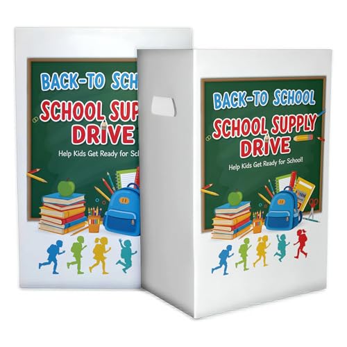 VictoryStore Collapsible Donation Bin (6-Pack)