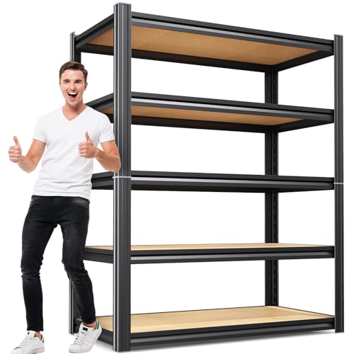 JOJUOU 71" 5-Tier Metal Shelving
